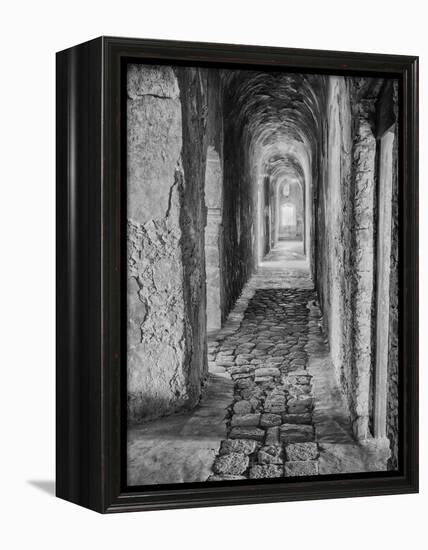 Mexico, Mani Hallway in Deserted Convent-John Ford-Framed Premier Image Canvas