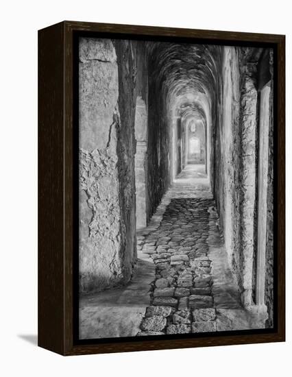 Mexico, Mani Hallway in Deserted Convent-John Ford-Framed Premier Image Canvas