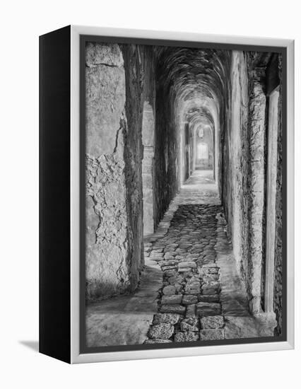 Mexico, Mani Hallway in Deserted Convent-John Ford-Framed Premier Image Canvas