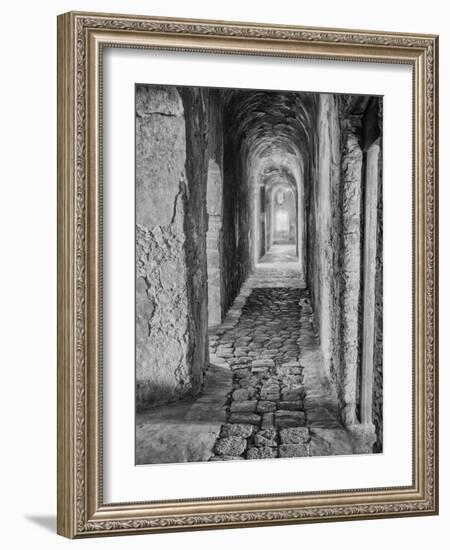 Mexico, Mani Hallway in Deserted Convent-John Ford-Framed Photographic Print