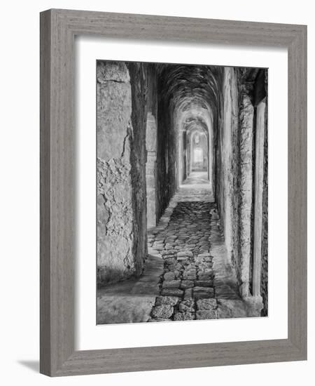 Mexico, Mani Hallway in Deserted Convent-John Ford-Framed Photographic Print