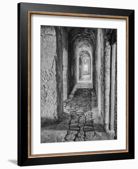 Mexico, Mani Hallway in Deserted Convent-John Ford-Framed Photographic Print