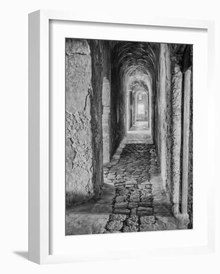 Mexico, Mani Hallway in Deserted Convent-John Ford-Framed Photographic Print