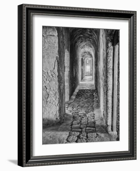 Mexico, Mani Hallway in Deserted Convent-John Ford-Framed Photographic Print