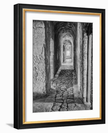 Mexico, Mani Hallway in Deserted Convent-John Ford-Framed Photographic Print