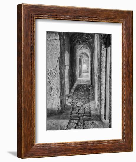 Mexico, Mani Hallway in Deserted Convent-John Ford-Framed Premium Photographic Print