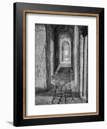 Mexico, Mani Hallway in Deserted Convent-John Ford-Framed Premium Photographic Print