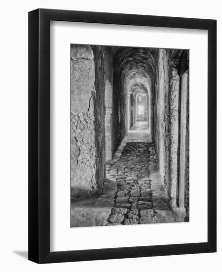 Mexico, Mani Hallway in Deserted Convent-John Ford-Framed Premium Photographic Print