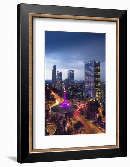 Mexico, Mexico City, Angel of Independence, Monument To Independence, Roundabout, Paseo de la Refor-John Coletti-Framed Photographic Print