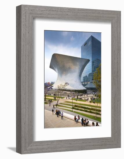 Mexico, Mexico City, Soumaya Museum, Plaza Carso, Polanco District-John Coletti-Framed Photographic Print