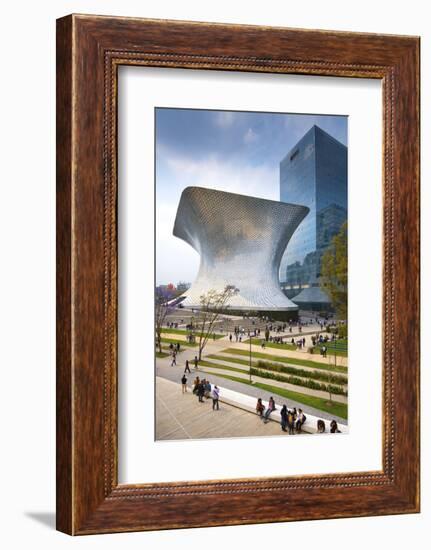 Mexico, Mexico City, Soumaya Museum, Plaza Carso, Polanco District-John Coletti-Framed Photographic Print