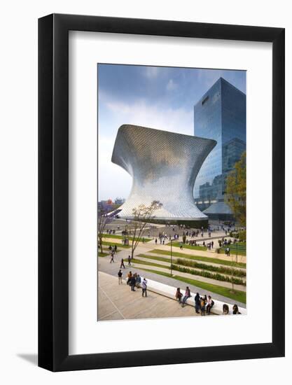 Mexico, Mexico City, Soumaya Museum, Plaza Carso, Polanco District-John Coletti-Framed Photographic Print