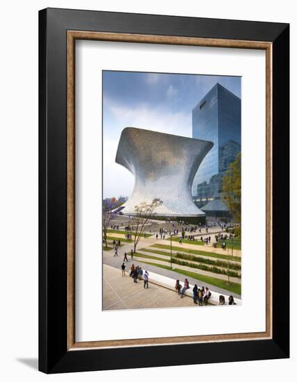 Mexico, Mexico City, Soumaya Museum, Plaza Carso, Polanco District-John Coletti-Framed Photographic Print