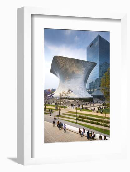 Mexico, Mexico City, Soumaya Museum, Plaza Carso, Polanco District-John Coletti-Framed Photographic Print