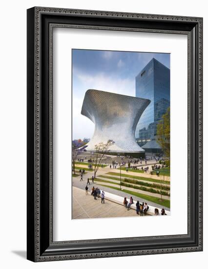 Mexico, Mexico City, Soumaya Museum, Plaza Carso, Polanco District-John Coletti-Framed Photographic Print