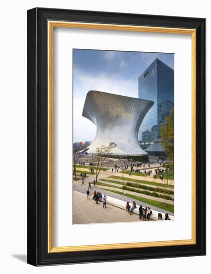 Mexico, Mexico City, Soumaya Museum, Plaza Carso, Polanco District-John Coletti-Framed Photographic Print