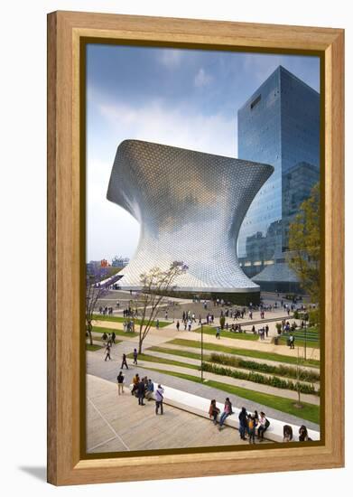 Mexico, Mexico City, Soumaya Museum, Plaza Carso, Polanco District-John Coletti-Framed Premier Image Canvas