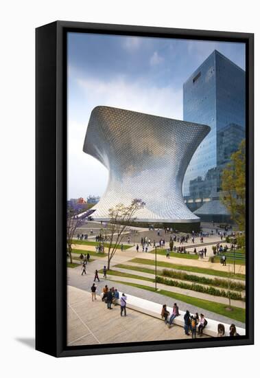 Mexico, Mexico City, Soumaya Museum, Plaza Carso, Polanco District-John Coletti-Framed Premier Image Canvas