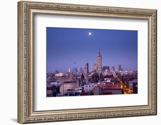 Mexico, Mexico City, Torre Latinoamericana, LatinAmerican Tower, Landmark, Skyline-John Coletti-Framed Photographic Print