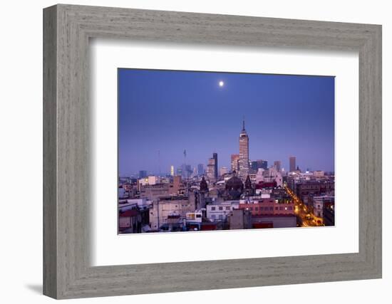 Mexico, Mexico City, Torre Latinoamericana, LatinAmerican Tower, Landmark, Skyline-John Coletti-Framed Photographic Print