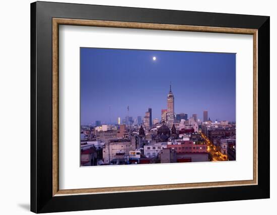 Mexico, Mexico City, Torre Latinoamericana, LatinAmerican Tower, Landmark, Skyline-John Coletti-Framed Photographic Print