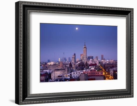 Mexico, Mexico City, Torre Latinoamericana, LatinAmerican Tower, Landmark, Skyline-John Coletti-Framed Photographic Print