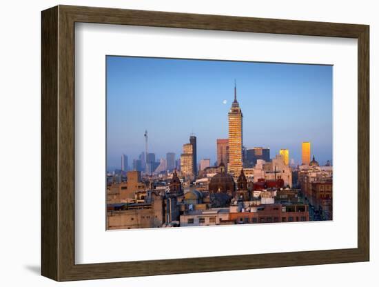 Mexico, Mexico City, Torre Latinoamericana, LatinAmerican Tower, Landmark, Skyline-John Coletti-Framed Photographic Print