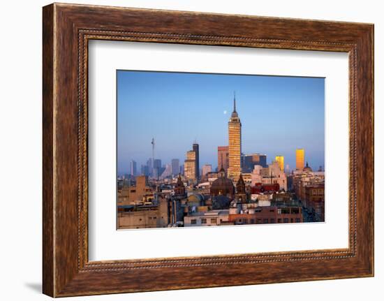 Mexico, Mexico City, Torre Latinoamericana, LatinAmerican Tower, Landmark, Skyline-John Coletti-Framed Photographic Print