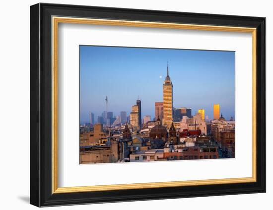 Mexico, Mexico City, Torre Latinoamericana, LatinAmerican Tower, Landmark, Skyline-John Coletti-Framed Photographic Print