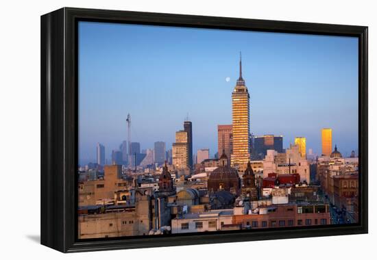 Mexico, Mexico City, Torre Latinoamericana, LatinAmerican Tower, Landmark, Skyline-John Coletti-Framed Premier Image Canvas