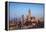 Mexico, Mexico City, Torre Latinoamericana, LatinAmerican Tower, Landmark, Skyline-John Coletti-Framed Premier Image Canvas