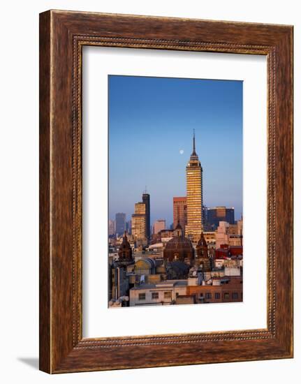 Mexico, Mexico City, Torre Latinoamericana, LatinAmerican Tower, Landmark, Skyline-John Coletti-Framed Photographic Print