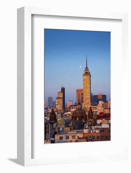 Mexico, Mexico City, Torre Latinoamericana, LatinAmerican Tower, Landmark, Skyline-John Coletti-Framed Photographic Print