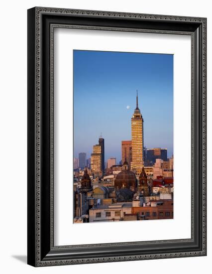 Mexico, Mexico City, Torre Latinoamericana, LatinAmerican Tower, Landmark, Skyline-John Coletti-Framed Photographic Print