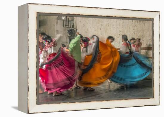 Mexico, Oaxaca, Mexican Folk Dance-Rob Tilley-Framed Premier Image Canvas