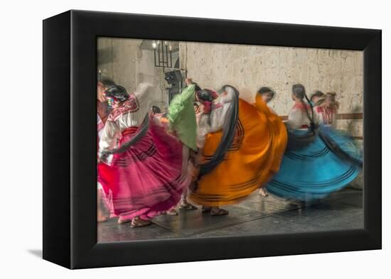 Mexico, Oaxaca, Mexican Folk Dance-Rob Tilley-Framed Premier Image Canvas