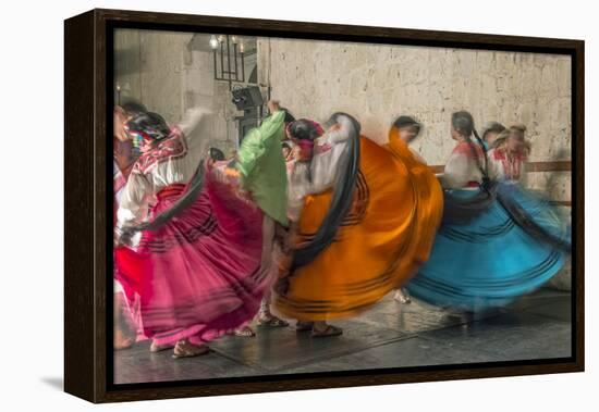 Mexico, Oaxaca, Mexican Folk Dance-Rob Tilley-Framed Premier Image Canvas