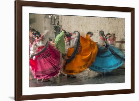 Mexico, Oaxaca, Mexican Folk Dance-Rob Tilley-Framed Photographic Print