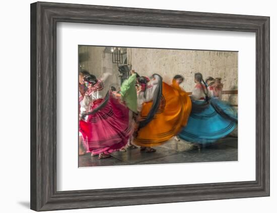 Mexico, Oaxaca, Mexican Folk Dance-Rob Tilley-Framed Photographic Print