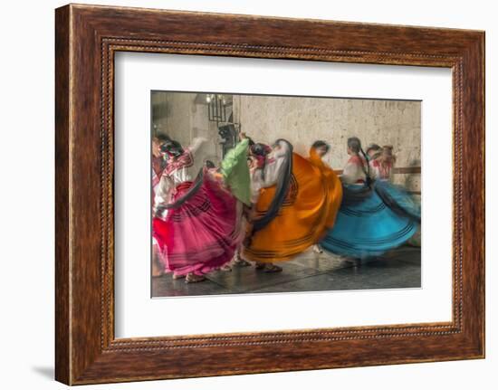 Mexico, Oaxaca, Mexican Folk Dance-Rob Tilley-Framed Photographic Print