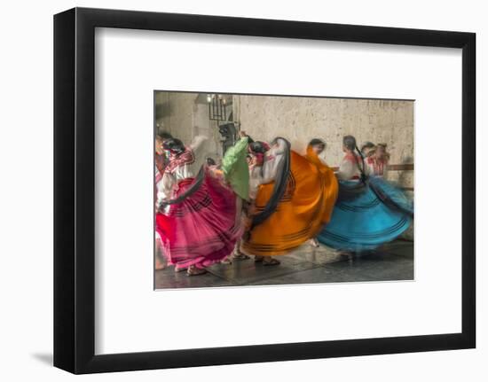 Mexico, Oaxaca, Mexican Folk Dance-Rob Tilley-Framed Photographic Print