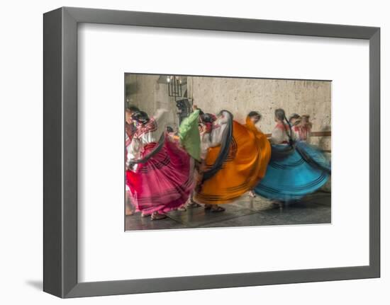 Mexico, Oaxaca, Mexican Folk Dance-Rob Tilley-Framed Photographic Print