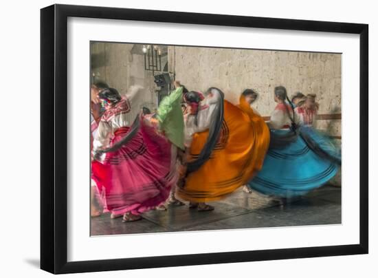 Mexico, Oaxaca, Mexican Folk Dance-Rob Tilley-Framed Photographic Print