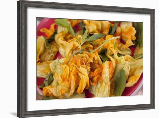 Mexico, Oaxaca, Squash Blossom Flowers-Merrill Images-Framed Photographic Print