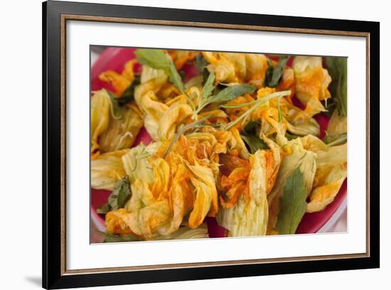 Mexico, Oaxaca, Squash Blossom Flowers-Merrill Images-Framed Photographic Print