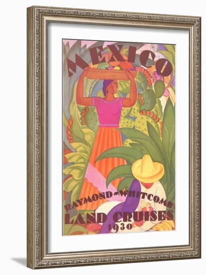 Mexico Poster, Orozco-esque-null-Framed Art Print