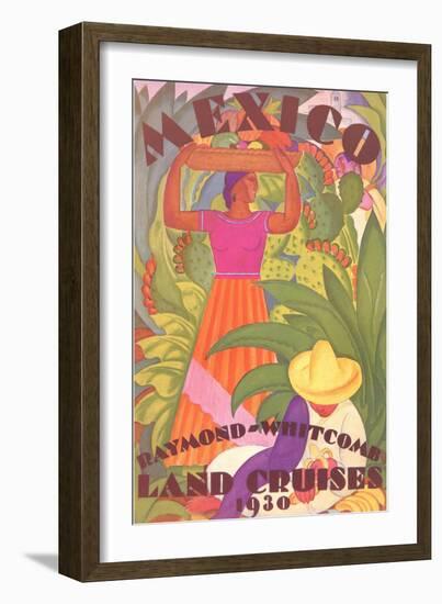 Mexico Poster, Orozco-esque-null-Framed Art Print