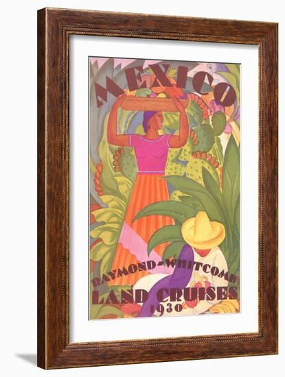 Mexico Poster, Orozco-esque-null-Framed Art Print