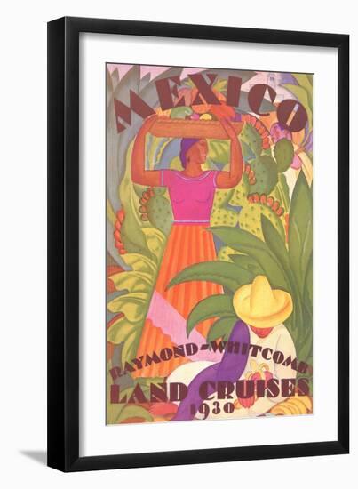 Mexico Poster, Orozco-esque-null-Framed Art Print