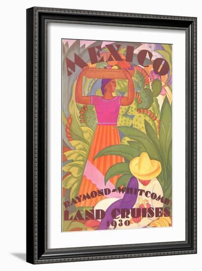 Mexico Poster, Orozco-esque-null-Framed Art Print